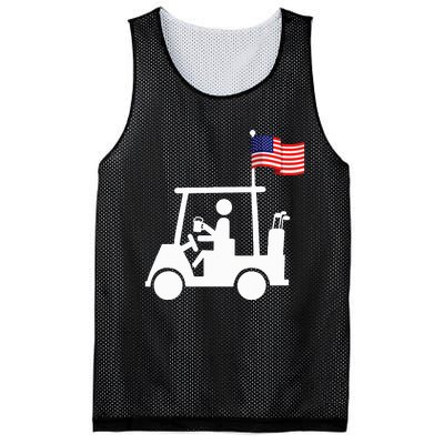 Patriotic Golf Wear Usa Strong Golf Cart Mesh Reversible Basketball Jersey Tank