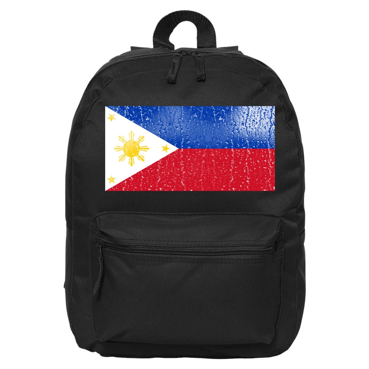 Philippines Glass Water Flag 16 in Basic Backpack