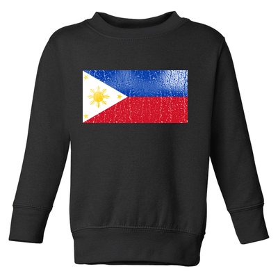 Philippines Glass Water Flag Toddler Sweatshirt