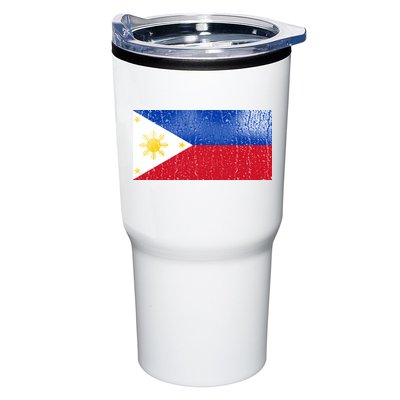 Philippines Glass Water Flag Tumbler