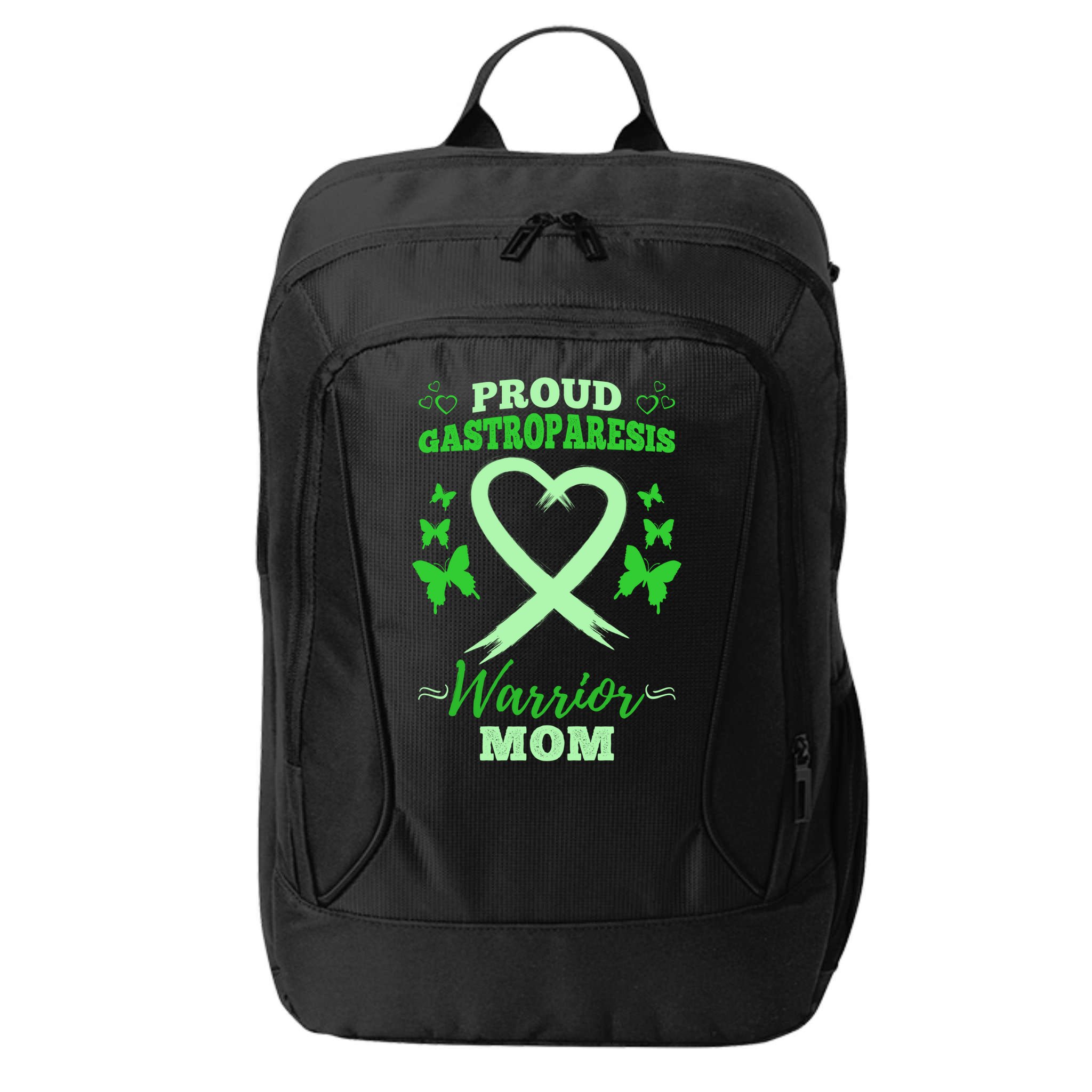 Proud Gastroparesis Warrior Mom Gastroparesis Awareness Gift City Backpack