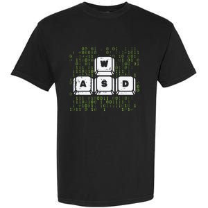 PC Gamer WASD Funny Computer Gaming Garment-Dyed Heavyweight T-Shirt