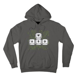 PC Gamer WASD Funny Computer Gaming Hoodie