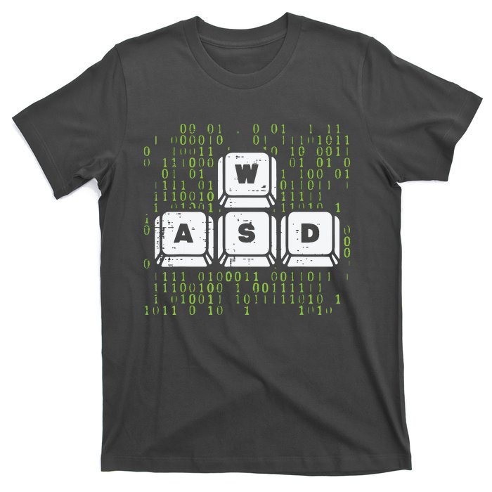 PC Gamer WASD Funny Computer Gaming T-Shirt