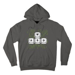 PC Gamer WASD Funny Computer Gaming Tall Hoodie