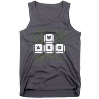 PC Gamer WASD Funny Computer Gaming Tank Top