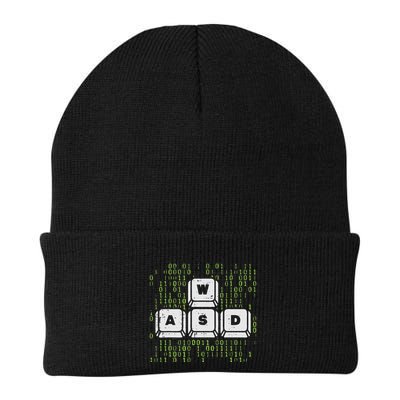 Pc Gamer Wasd Funny Computer Gaming Knit Cap Winter Beanie