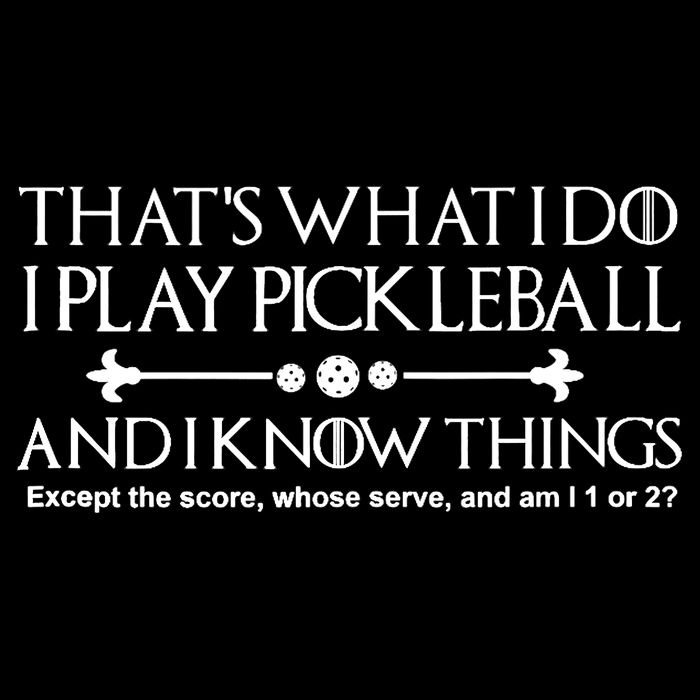 Pickleball Gear What I do Except The Score Pickleballer Backpack