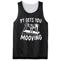 PT Gets You Mooving Physical Therapist Physiotherapy Medical Mesh Reversible Basketball Jersey Tank