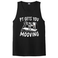 PT Gets You Mooving Physical Therapist Physiotherapy Medical PosiCharge Competitor Tank