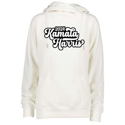 President Harris 2024 Kamala Harris Womens Funnel Neck Pullover Hood