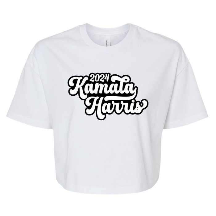 President Harris 2024 Kamala Harris Bella+Canvas Jersey Crop Tee