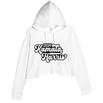 President Harris 2024 Kamala Harris Crop Fleece Hoodie