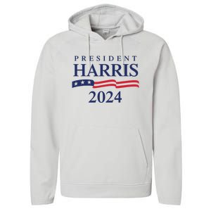 President Harris 2024 Performance Fleece Hoodie