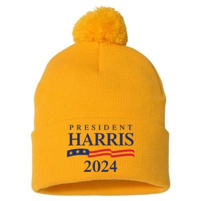 President Harris 2024 Pom Pom 12in Knit Beanie