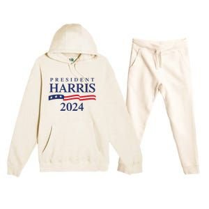 President Harris 2024 Premium Hooded Sweatsuit Set