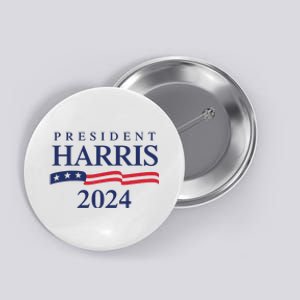 President Harris 2024 Button