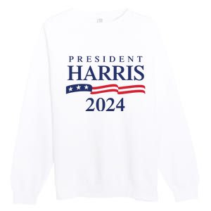 President Harris 2024 Premium Crewneck Sweatshirt