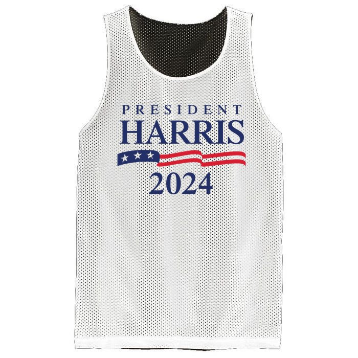 President Harris 2024 Mesh Reversible Basketball Jersey Tank