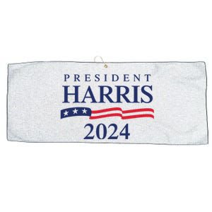 President Harris 2024 Large Microfiber Waffle Golf Towel