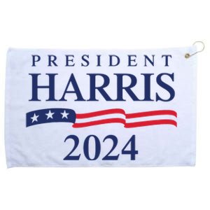 President Harris 2024 Grommeted Golf Towel