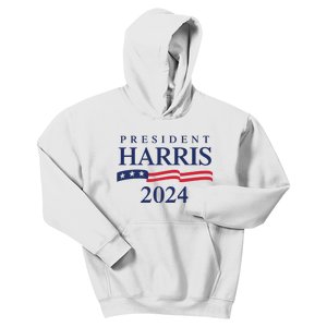 President Harris 2024 Kids Hoodie