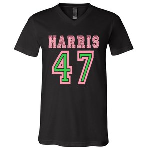 President Harris 2024 Kamala Harris 47 V-Neck T-Shirt