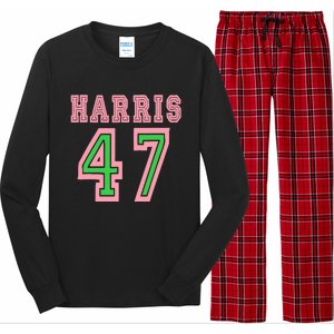 President Harris 2024 Kamala Harris 47 Long Sleeve Pajama Set