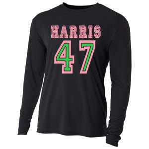 President Harris 2024 Kamala Harris 47 Cooling Performance Long Sleeve Crew