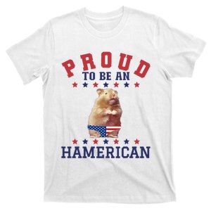 Proud Hamerican 4th July Patriotic American Hamster Speedos T-Shirt