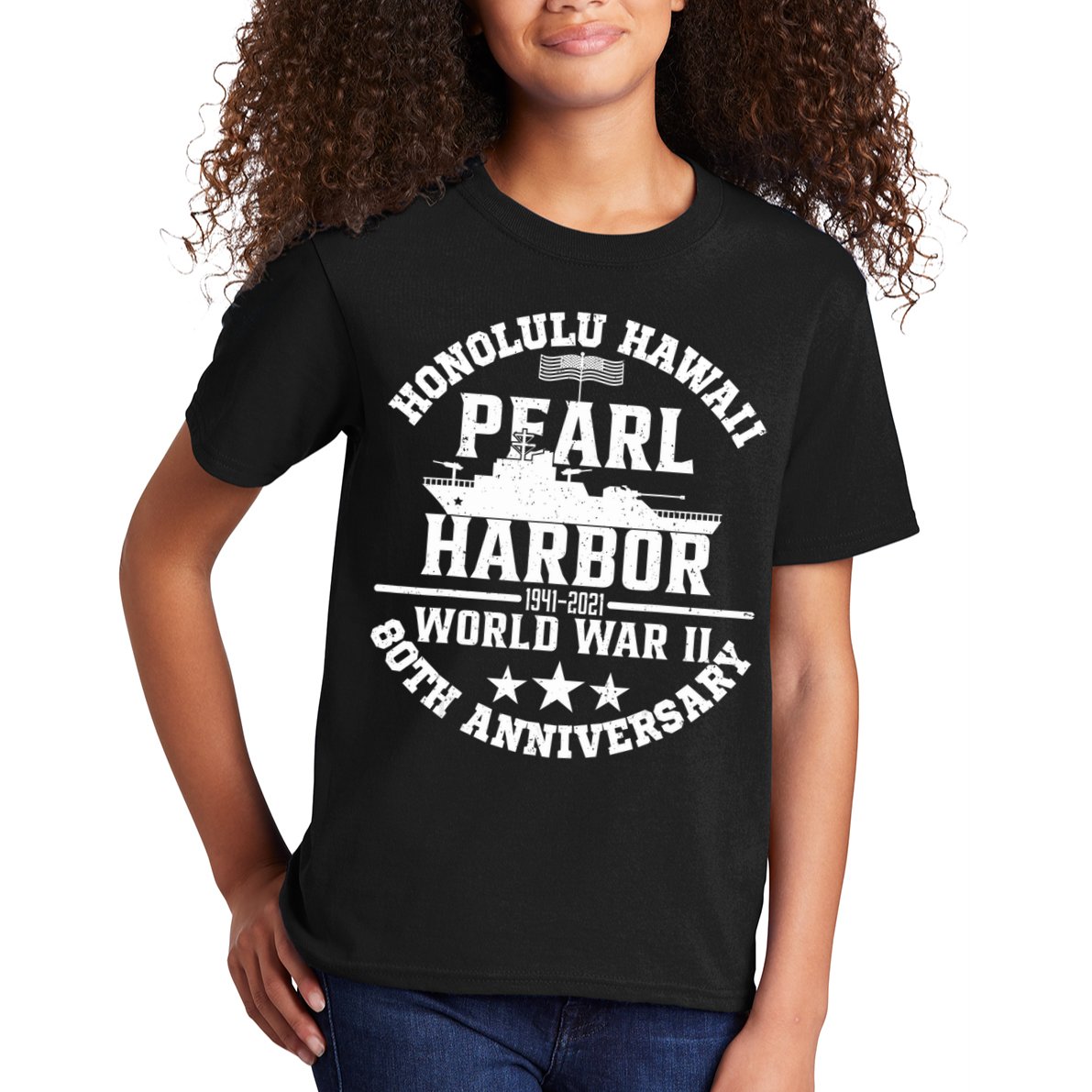 Pearl Harbor 80Th Anniversary 1941 Ww2 Memorabilia Veteran Kids T-Shirt