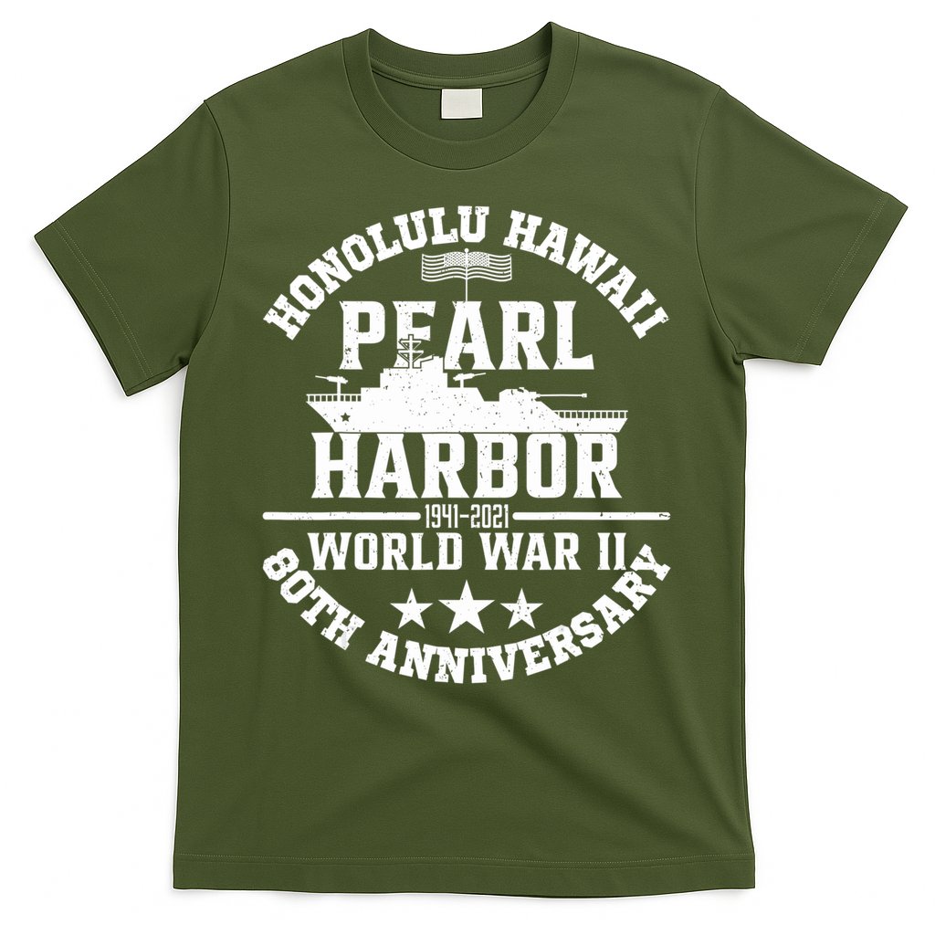 Pearl Harbor 80Th Anniversary 1941 Ww2 Memorabilia Veteran T-Shirt