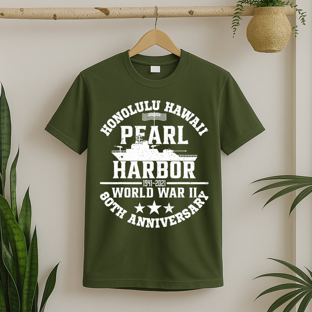 Pearl Harbor 80Th Anniversary 1941 Ww2 Memorabilia Veteran T-Shirt