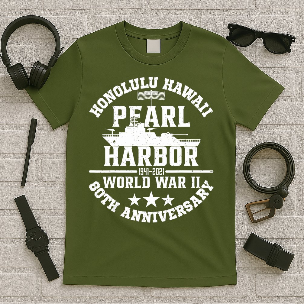 Pearl Harbor 80Th Anniversary 1941 Ww2 Memorabilia Veteran T-Shirt