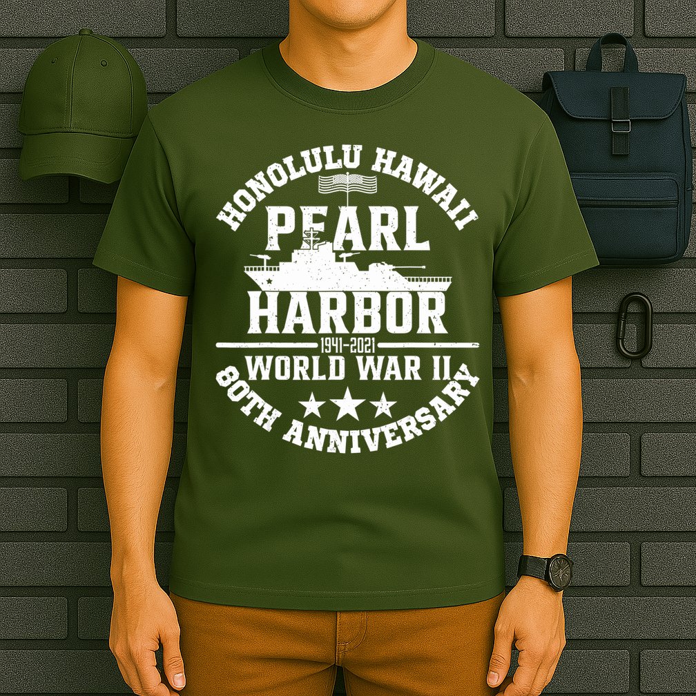 Pearl Harbor 80Th Anniversary 1941 Ww2 Memorabilia Veteran T-Shirt