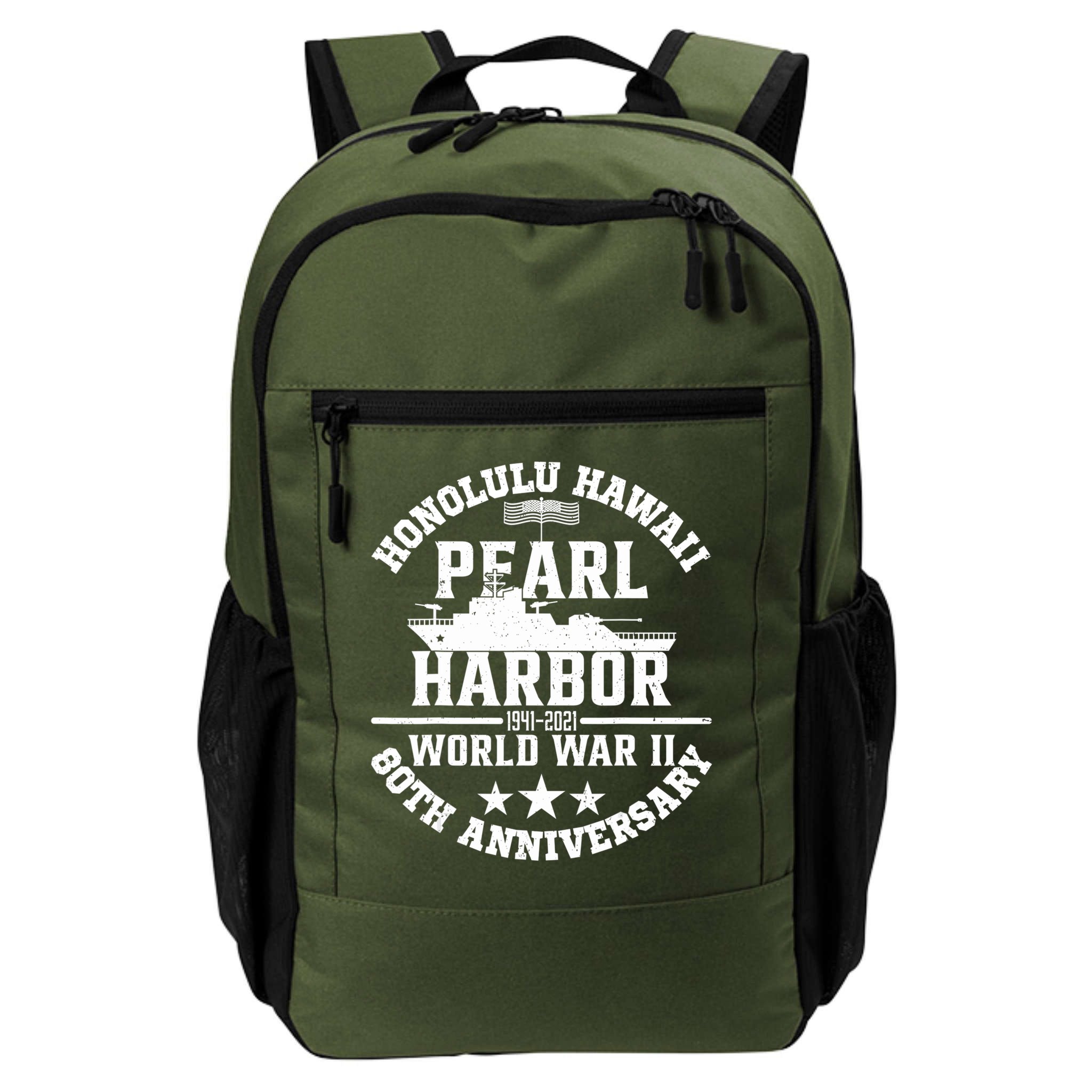 Pearl Harbor 80Th Anniversary 1941 Ww2 Memorabilia Veteran Backpack