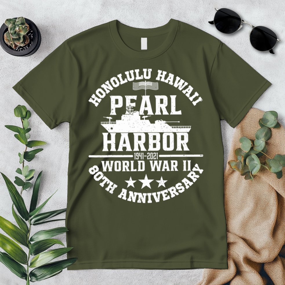 Pearl Harbor 80Th Anniversary 1941 Ww2 Memorabilia Veteran Premium T-Shirt