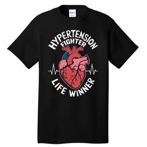 Pulmonary Hypertension Awareness High Blood Pressure Tall T-Shirt