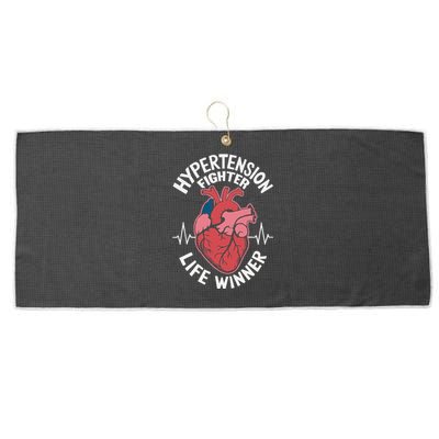 Pulmonary Hypertension Awareness High Blood Pressure Large Microfiber Waffle Golf Towel