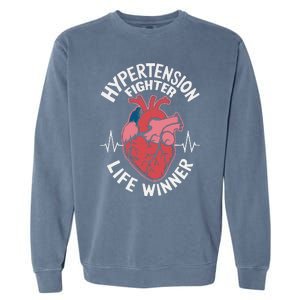 Pulmonary Hypertension Awareness High Blood Pressure Garment-Dyed Sweatshirt