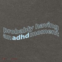 Probably Having An Adhd Moment Cotton Canvas Backpack