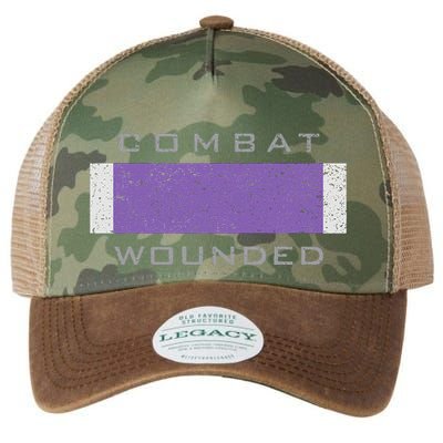 Purple Heart Award Veteran Combat Wounded Legacy Tie Dye Trucker Hat