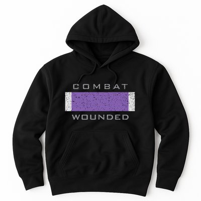 Purple Heart Award Veteran Combat Wounded Hoodie