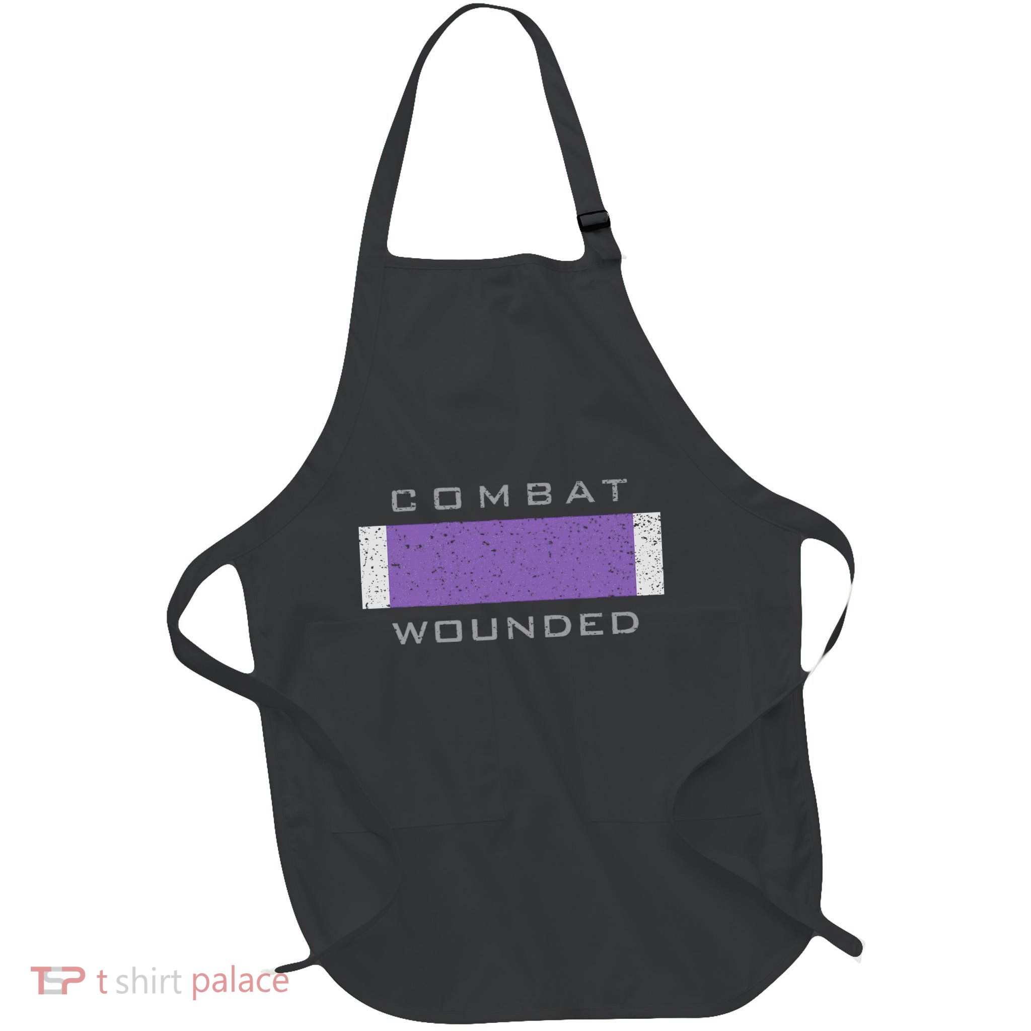 Purple Heart Award Veteran Combat Wounded Apron