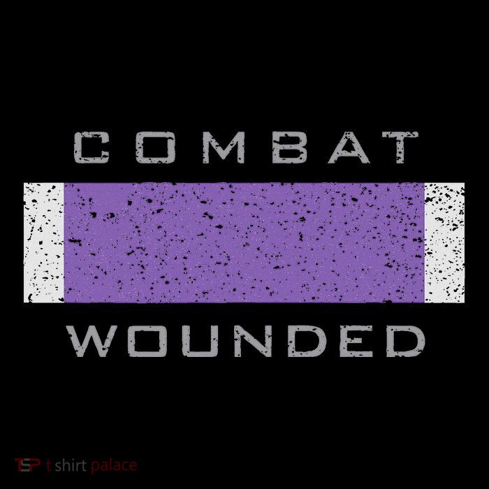 Purple Heart Award Veteran Combat Wounded Tall T-Shirt