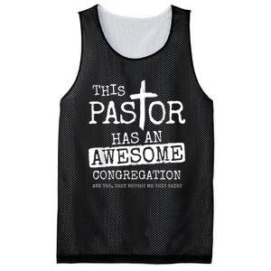 Pastor Has Awesome Congregation Church Christian Pastor Mesh Reversible Basketball Jersey Tank