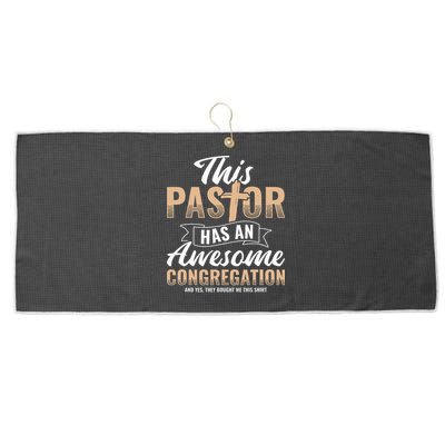 Pastor Has An Awesome Congregation Christian Bought Me This Large Microfiber Waffle Golf Towel