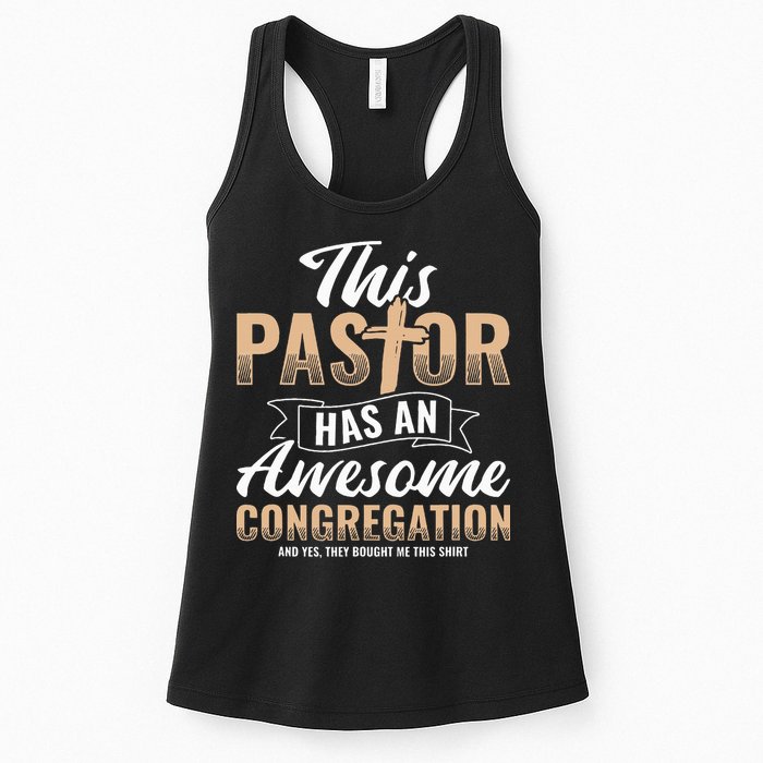 Pastor Has An Awesome Congregation Christian Bought Me This Womens Tank Top