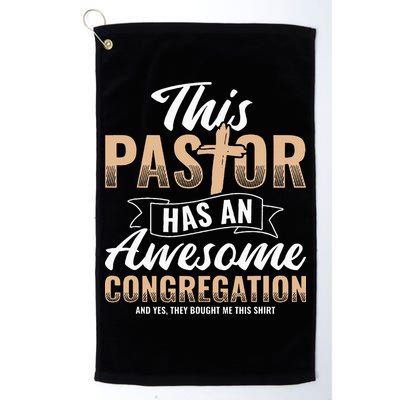 Pastor Has An Awesome Congregation Christian Bought Me This Golf Towel