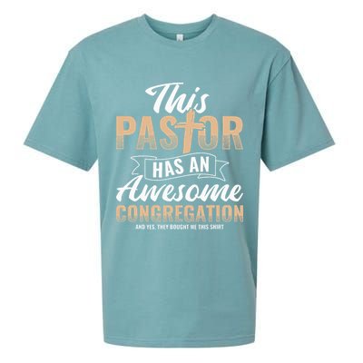 Pastor Has An Awesome Congregation Christian Bought Me This Sueded Cloud Jersey T-Shirt